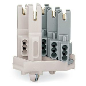 Busdeel direct PE-cont. met klikvoetjes wit 267-123 VVE=500