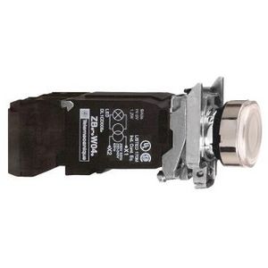 Drukknop Verlicht Verzonken Terugvering 22mm 120V 1NO + 1