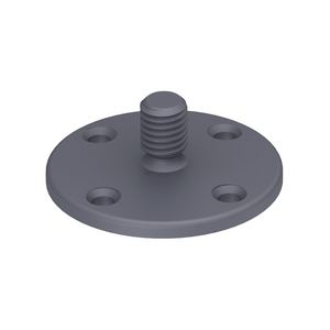 Kleefsokkel M8 polyamid grijs VVE=100