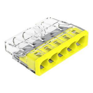 Lasklem 5-voudig 0,5-2,5mm² geel 2273-205 VVE=100