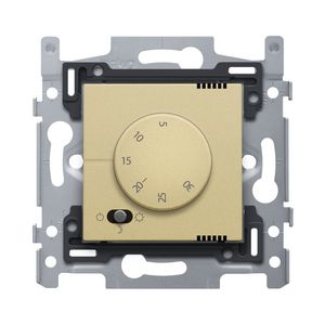 Elektronische thermostaat gold coated