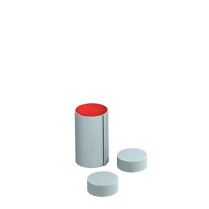 Schaal binnenzijde gecoat 51x150mm polyvinylchlorid grijs