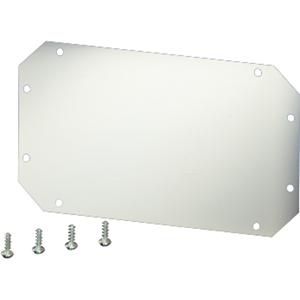 Montageplaat Pertinax 216x126mm voor Behuizingmaat 1-2-3