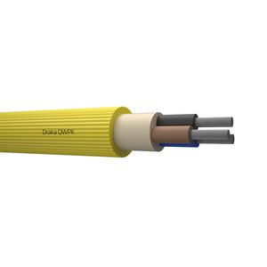 Haspel a 1000m. PUR kabel H07BQ-F QWPK 450/750V rib ye# 5G1,5mm² (geel/groen - blauw - bruin - zwart - grijs)