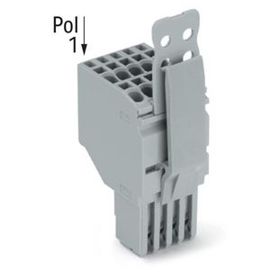 2-draads FE steker 1,5 mm² grijs 2020-202/142-000 VVE=100