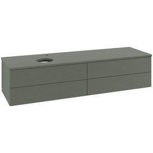 Wastafelonderkast Antao 1600x360x500mm L.Green Matt Lacquer K26150HL