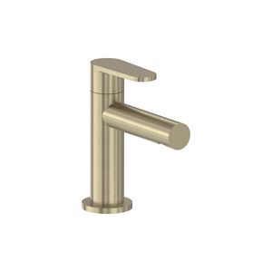 Fonteinkraan FORMA model S sprong 89mm geborsteld mat goud PVD MAY