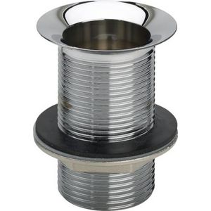 Plugdeel 1 1/2x70x40 messing/verchroomd 45 667-116910 VVE=30