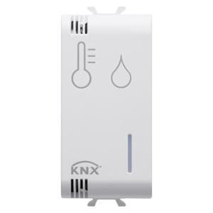 HUMIDITY/TEMPERATURE SENSOR-KNX-1 MODULE-SATIN WHITE -