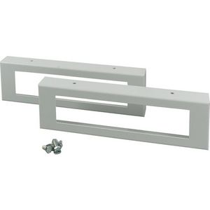 Sokkel zijwand+uitsparing voor HxD=100x400mm 2Stuks