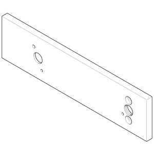 EVALVE Rozet 240x60x9mm Champagne (22kt Goud)