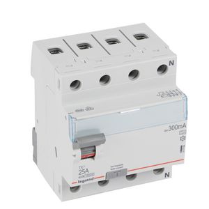 Aardlekschakelaar TX3 3-polig + N 25A 300mA