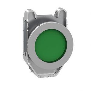 Kop verzonken drukknop Metaal terugv Verdiept kapje Groen