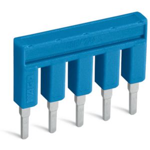 Brug 5-voudig geisoleerd blauw 2002-405/000-006 VVE=25