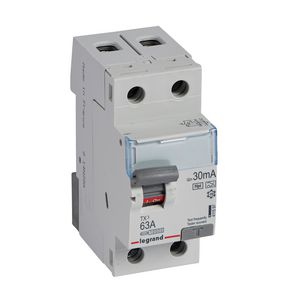 Aardlekschakelaar TX3 2-polig 63A 30mA F