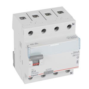 Aardlekschakelaar TX3 3-polig + N 80A 30mA F