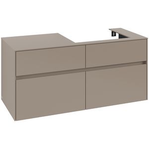 Wastafelonderkast Collaro 1200x548x500mm Taupe C083B0VM
