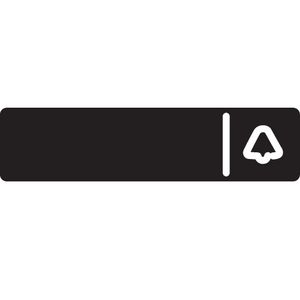 Reservenaamplaat de Home Control videobuitenpost