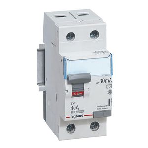 Aardlekschakelaar TX3 2-polig 40A 30mA