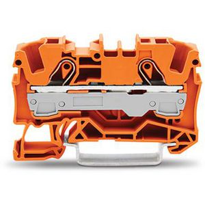 2-draads rijg 6mm² voor Ex e II-oranje VVE=50