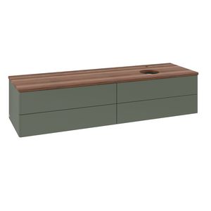 Wastafelonderkast Antao 1600x360x500mm L.Green Matt Lacquer K27052HL