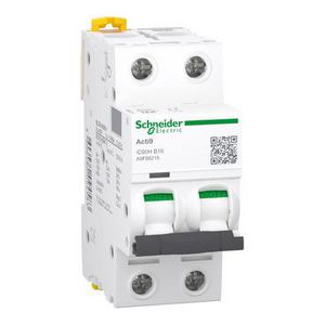 Installatieautomaat 2-polig In= 16A B-karakteristiek iC60H
