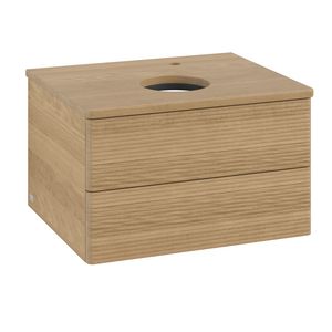 Wastafelonderkast Antao 600x360x500mm Honey Oak L18151HN