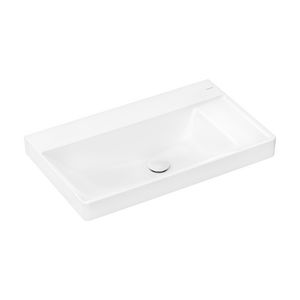 Wastafel met afleg rechts 800x480mm zonder kraangat zonder overloop SmartClean Xelu Q