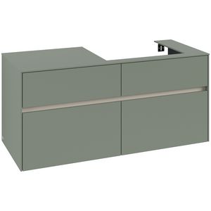 Wastafelonderkast Collaro 1200x548x500mm Soft Green C083B0AF