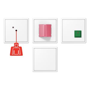 Miva-set LS range sneeuwwit mat
