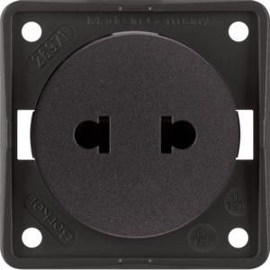Wandcontactdoos EURO-AMERICAN STANDARD berker Integro bruin
