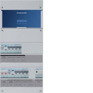 Groepenkast 4-groepenverdeler HS 2xALS 30mA +F+F+T 1-fase