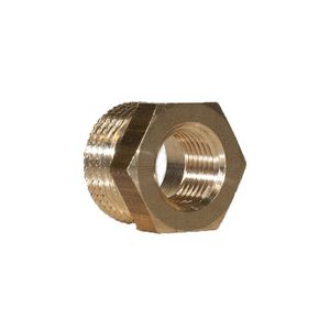 Pro Verloopring 1/2" BUI x 1/4" BIN messing