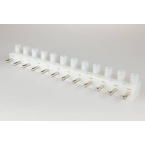 Steker inbouw 12-polig male wit VVE=50