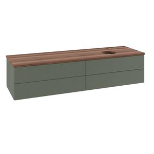 Wastafelonderkast Antao 1600x360x500mm L.Green Matt Lacquer K27152HL