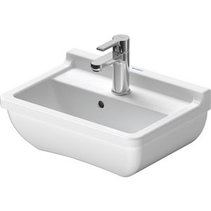 STARCK 3 #075045 fontein 450mm wit met kraangat met overloop