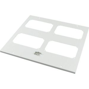 Dak- of bodemplaat voor F3A flensen IP55 BxD=1000x300mm