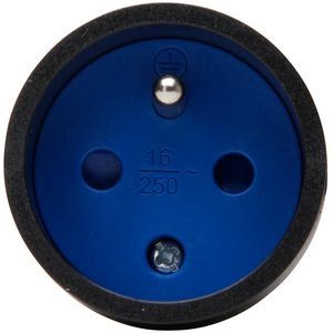 Contrastekker PA SH PVC zwart VVE=5