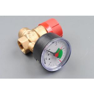Veiligheidsventiel + manometer 1/2" 64200085