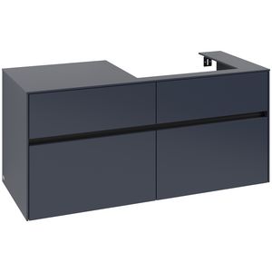 Wastafelonderkast Collaro 1200x548x500mm Marine Blue C08300VQ