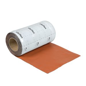 Rol a 5mtr. UBIFLEX FINIO loodvervanger 300mm zelfklevend rood