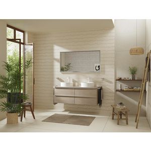 Opzetwaskom Ø400mm wit keramiek h=130mm SmartClean Xuniva S