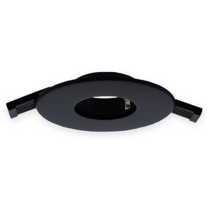 Inbouwarmatuur rond 1voudig 100mm Verona zwart