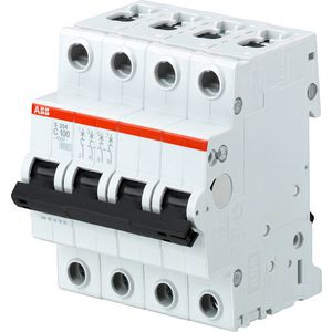 Installatieautomaat 4-polig B-karakteristiek 6kA 100A
