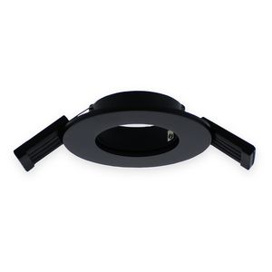 Inbouwarmatuur rond 1voudig 80mm Verona zwart