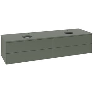 Wastafelonderkast Antao 1600x360x500mm L.Green Matt Lacquer K28050HL