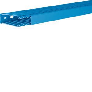 Lengte a 2m. Bedradingskoker BA7 + deksel 80x25 mm blauw