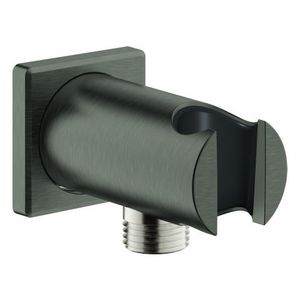 Rainshower Wandaans. m. Houder Vierkant, Hard Graphite Gebr