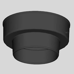 Verloop Aerfoam HR-WTW KS 180x125mm zwart