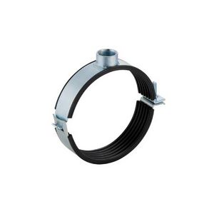 Pijpbeugel met draadbus M10bi. en 1/2"bu. 178mm Silent-db20 Geluidsarm